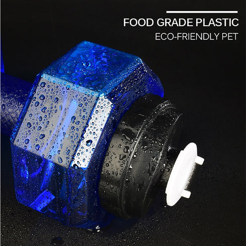 Blue-  TGS OG Water Dumbbell Sport Bottle